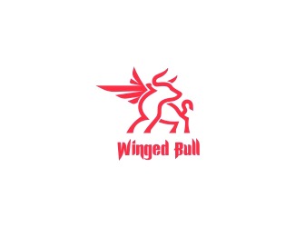 Projektowanie logo dla firm online Winged Bull